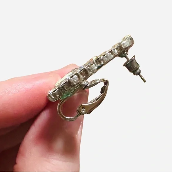 Express Rhinestone Crystal Cuff Clip Earring 1 piece Fashion Jewelry (left ear) - Picture 6 of 10